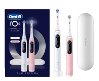 Oral-B Szczoteczeka magnetyczna iO6 Duo (biała + różowa) - 1519318 - zdjęcie 1